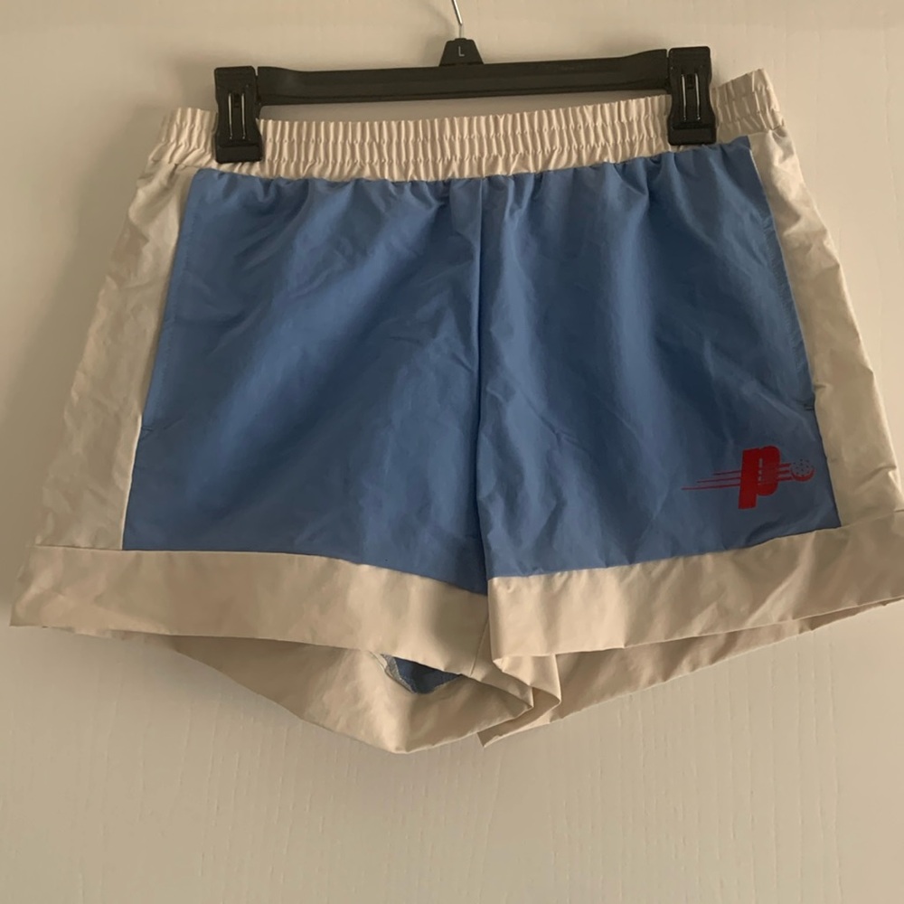 Prince Pickleball Women’s Woven Mid-Rise Shorts 4.25” - Light Blue 🔵⚪️